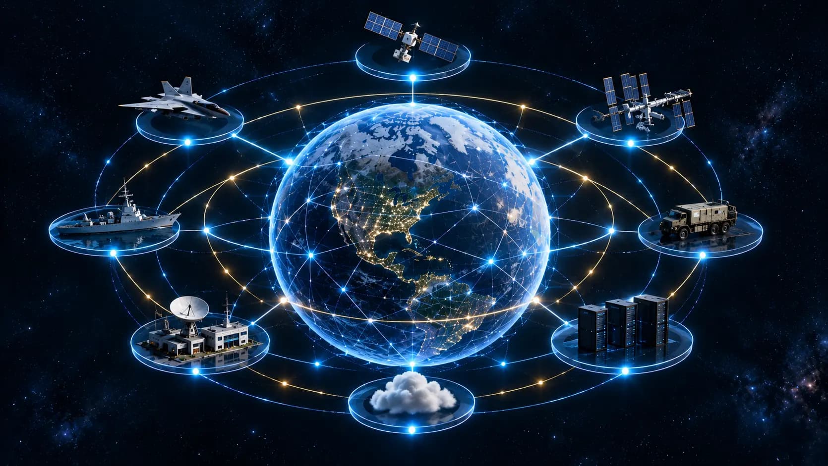 Connected mission ecosystem around Earth