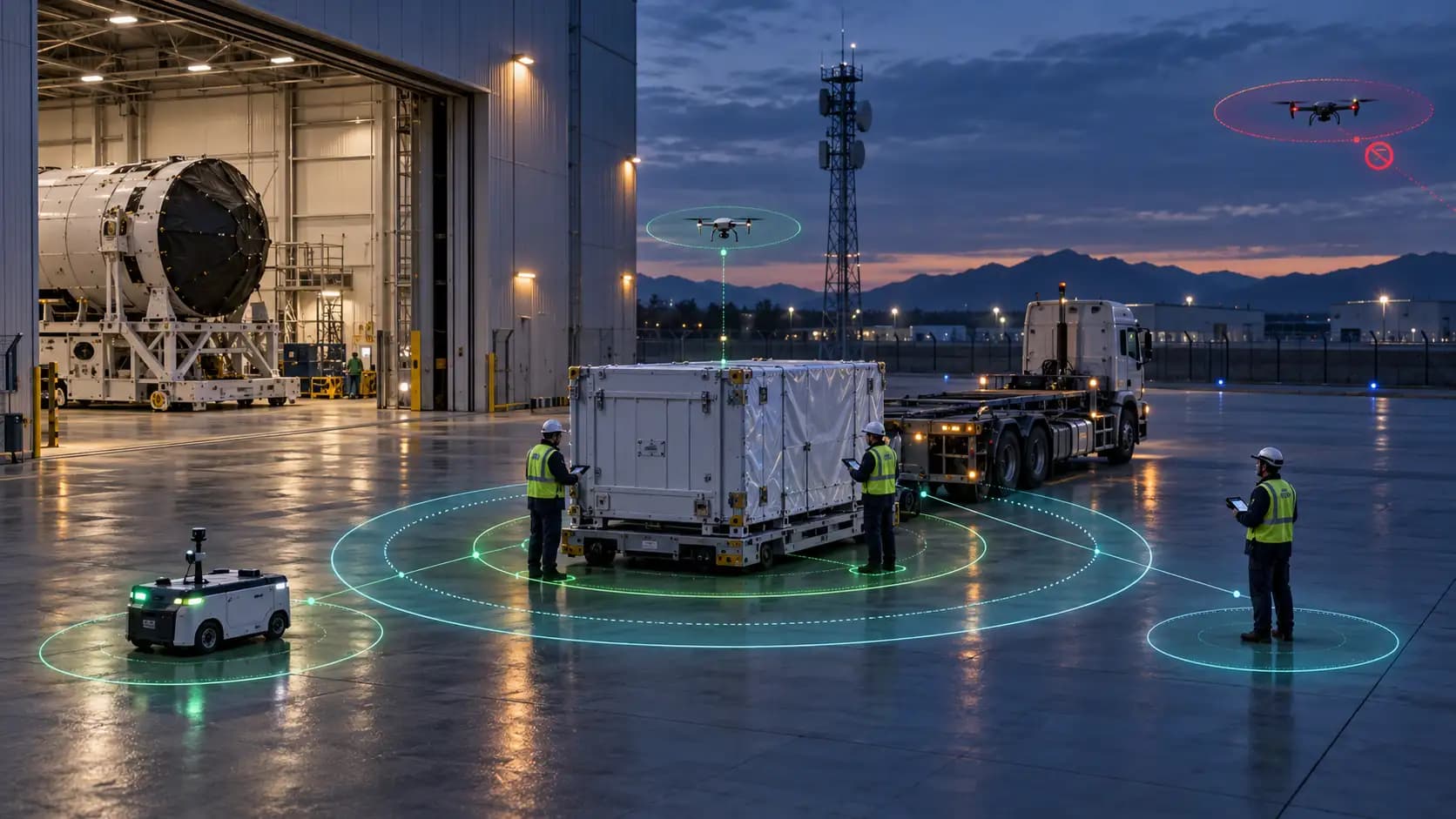 Security and trust through contextual authority across logistics operations